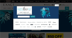 Desktop Screenshot of exact.co.za